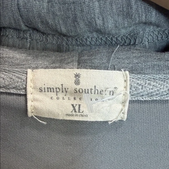 Simply Southern Light Gray Women's Hoodie - Picture 3 of 5